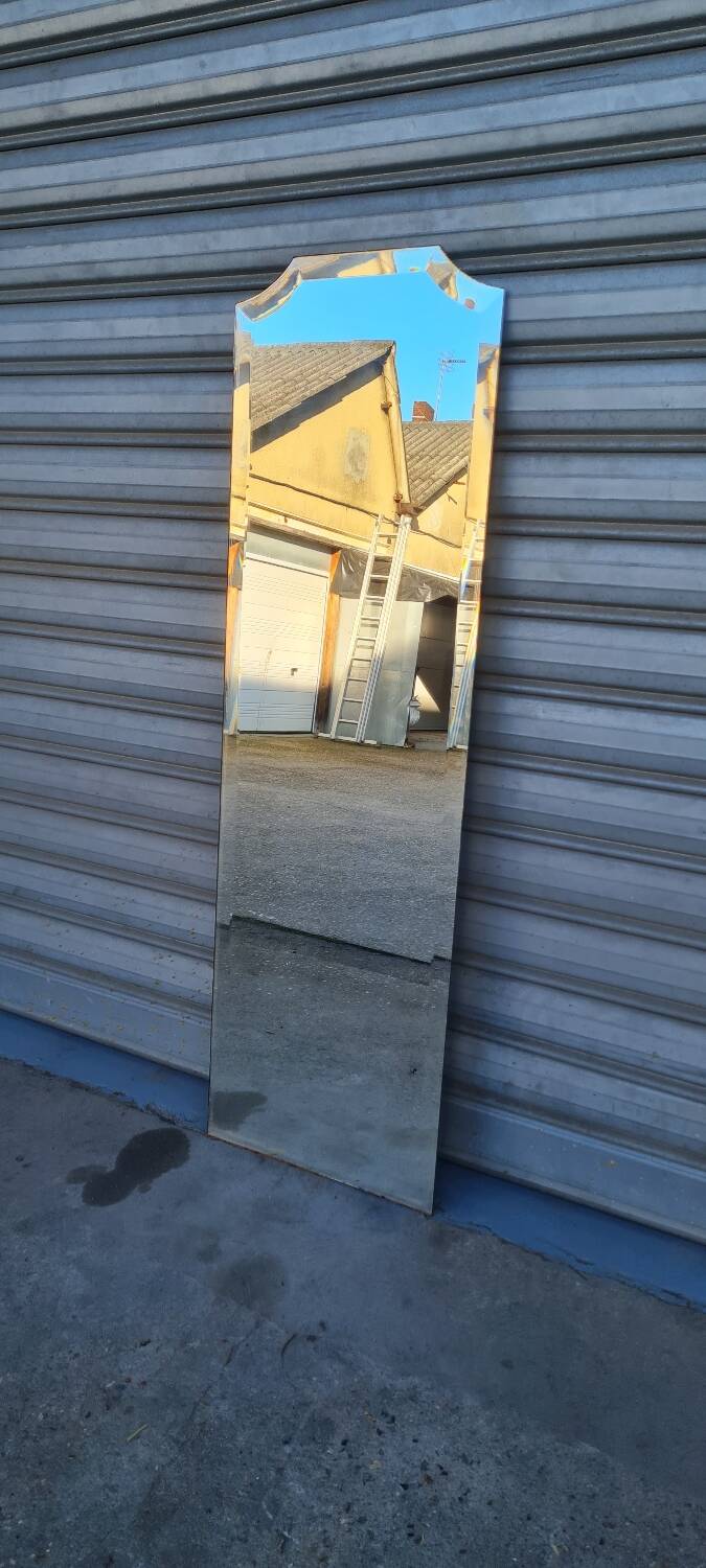 Art deco beveled mirror