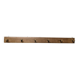6-hook wall-mounted coat rack