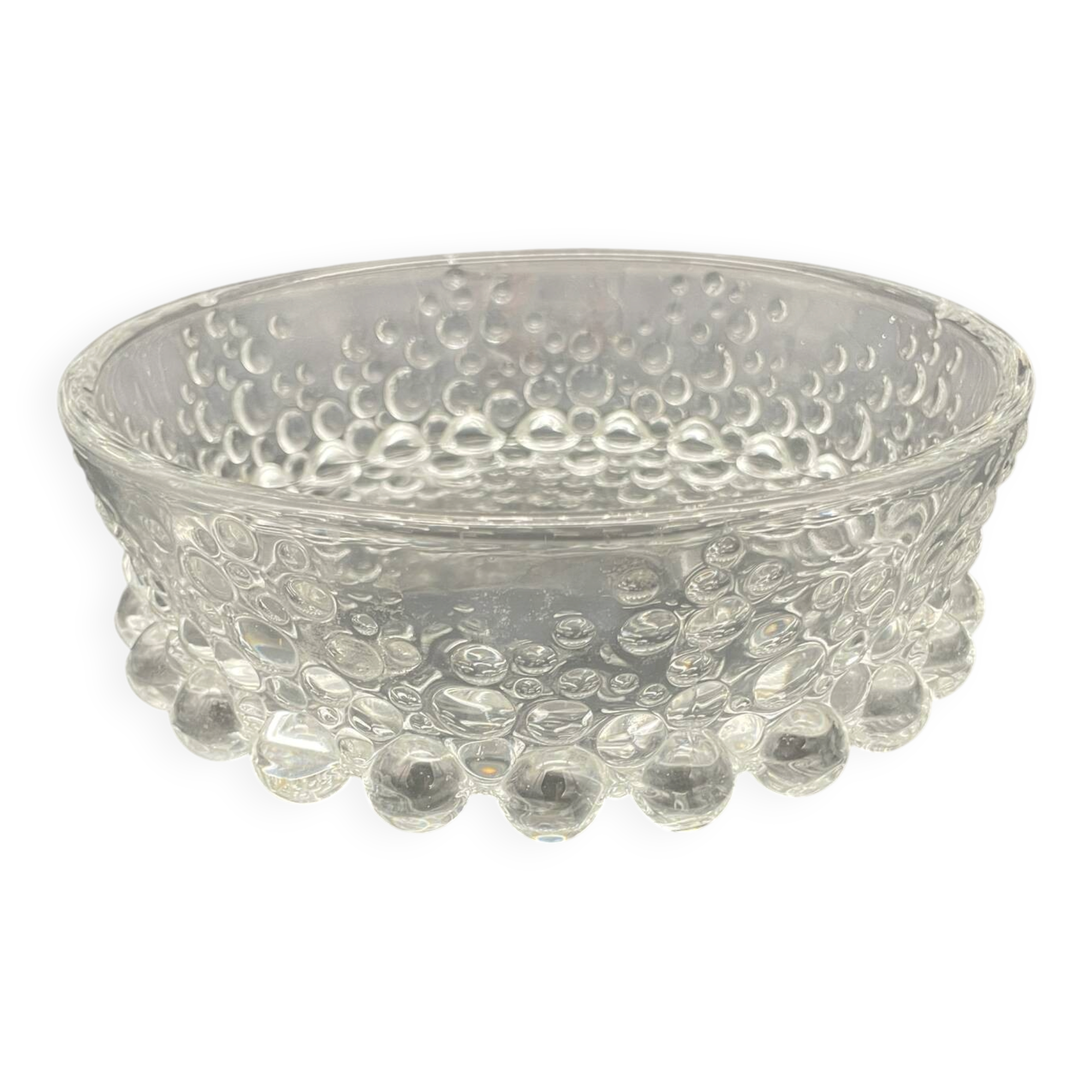 Large Walther Glas Bolero Bubbles bowl, 1970s