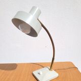 Revised vintage beige and gold Aluminor lamp.