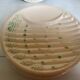 Six antique asparagus plates