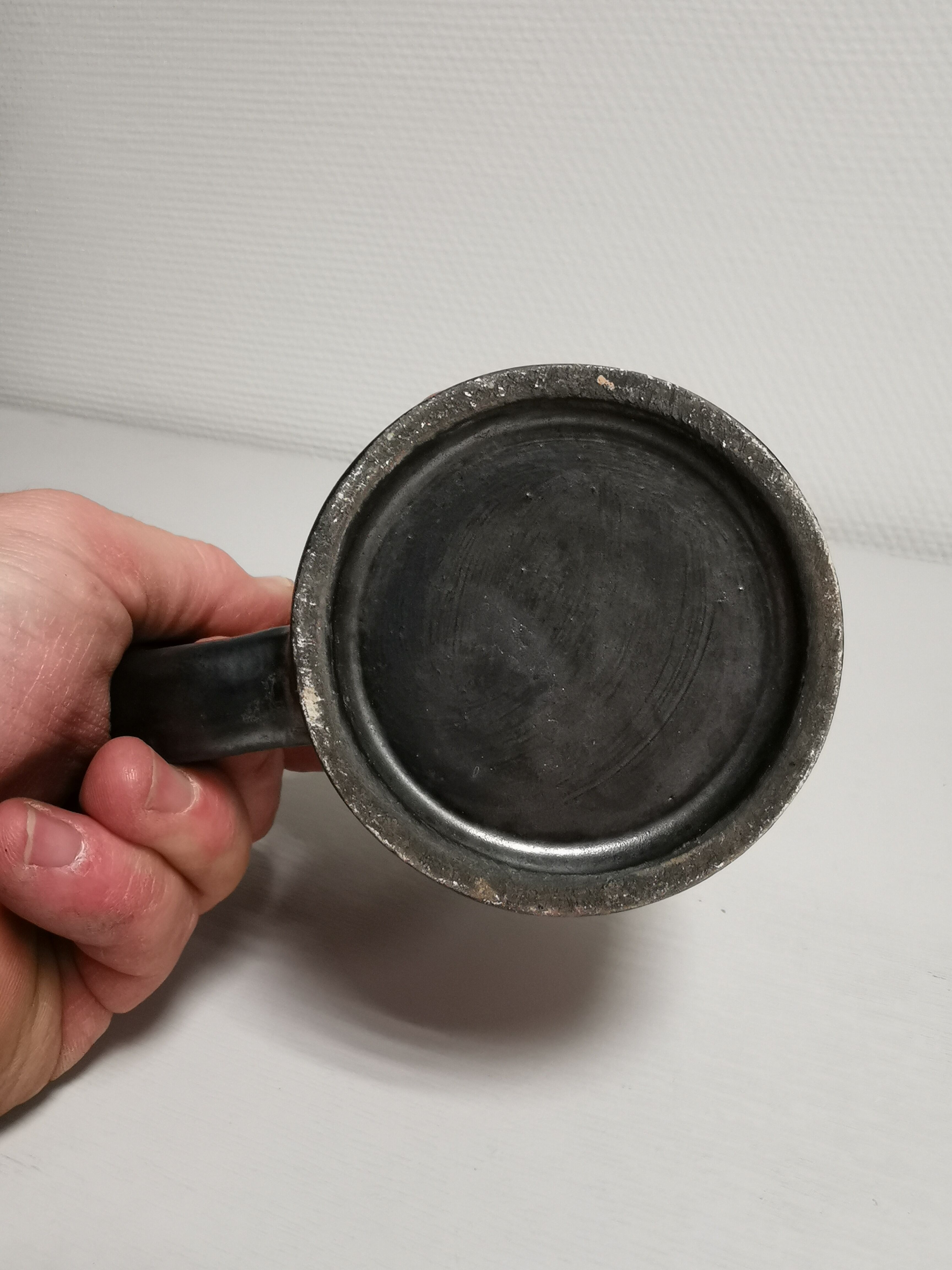 Mug vintage ceramic lava effect