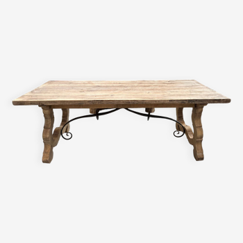 Spanish table in solid oak