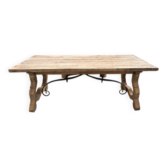 Spanish table in solid oak