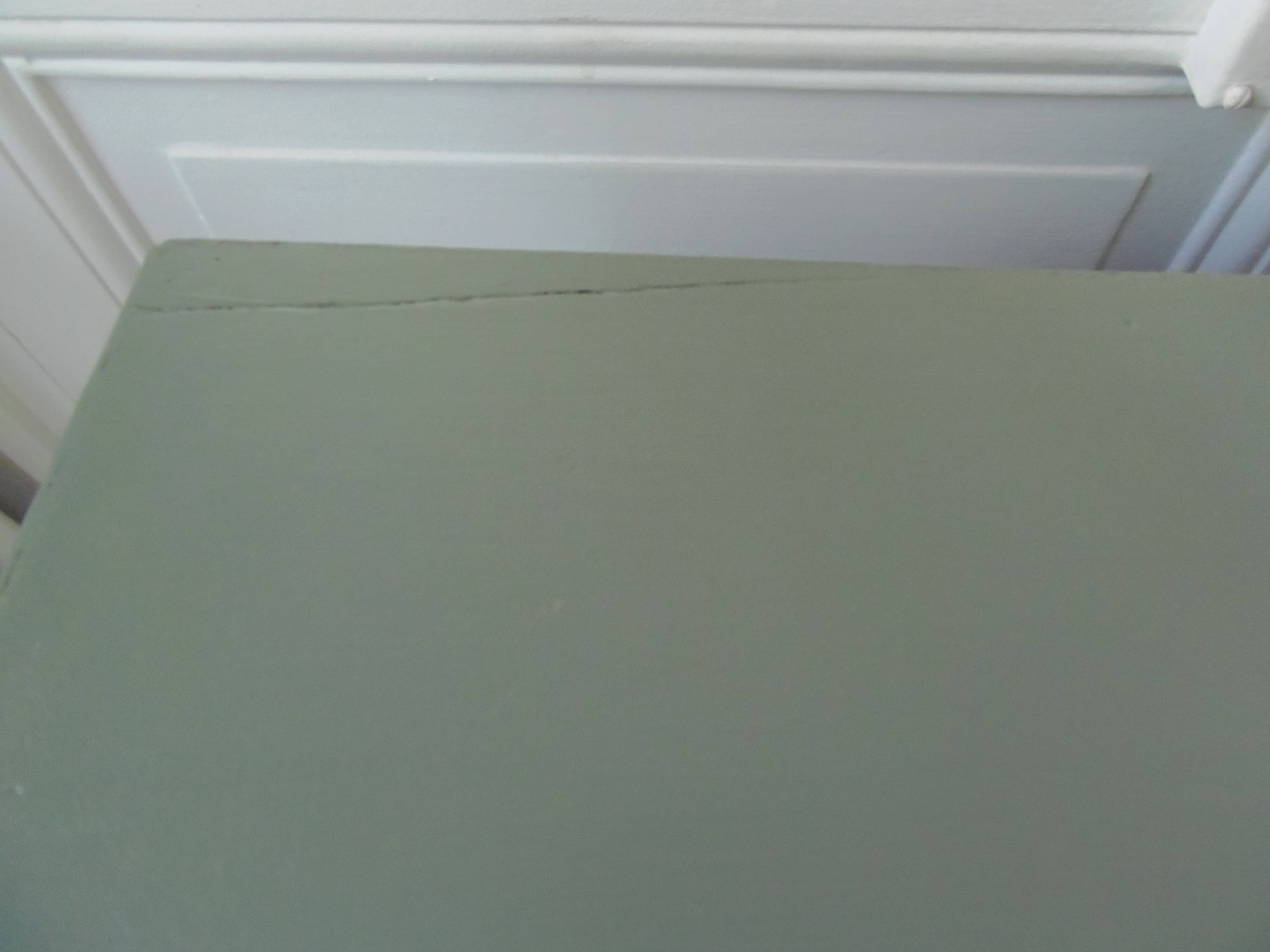 Vintage Parisian sideboard re-enchanted in smoky green.