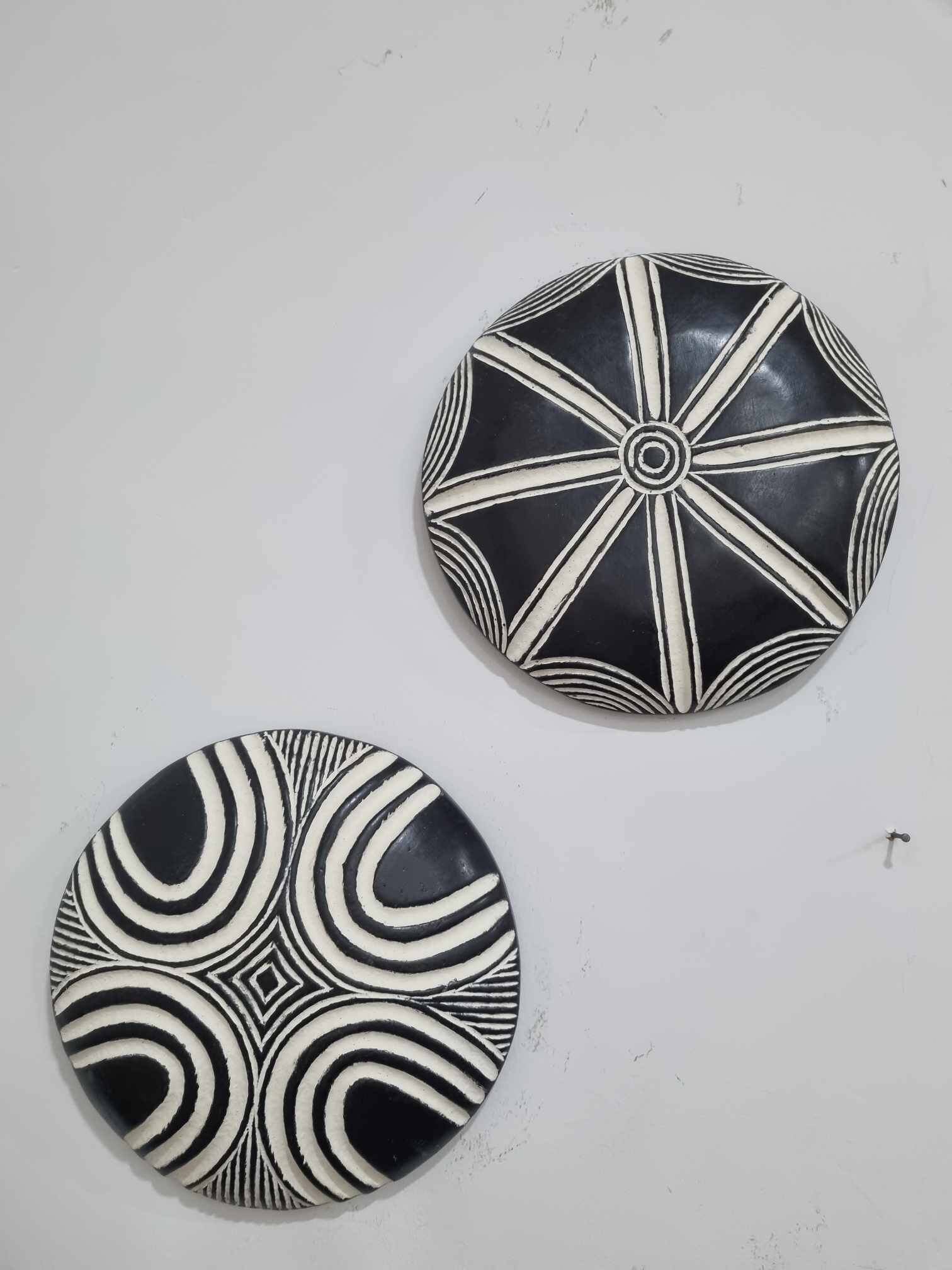 Set of 2 Traditional African Shields