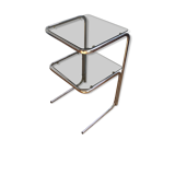 Chrome side table