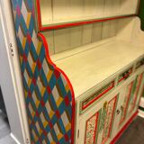 Hand-painted folk wardrobe