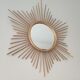 Miroir vintage en rotin 60x70cm