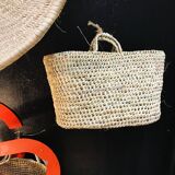 Panier palme crochetée