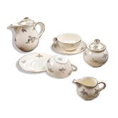 Service à thé crème & or – Villeroy & Boch Mettlach