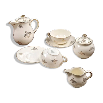 Service à thé crème & or – Villeroy & Boch Mettlach
