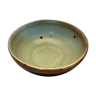 Blue glazed terracotta bowl