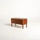Buffet bas scandinave en teck, années 1960