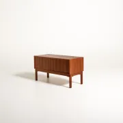 Low Scandinavian teak sideboard, 1960s