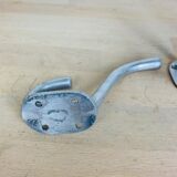 5 vintage aluminum hooks