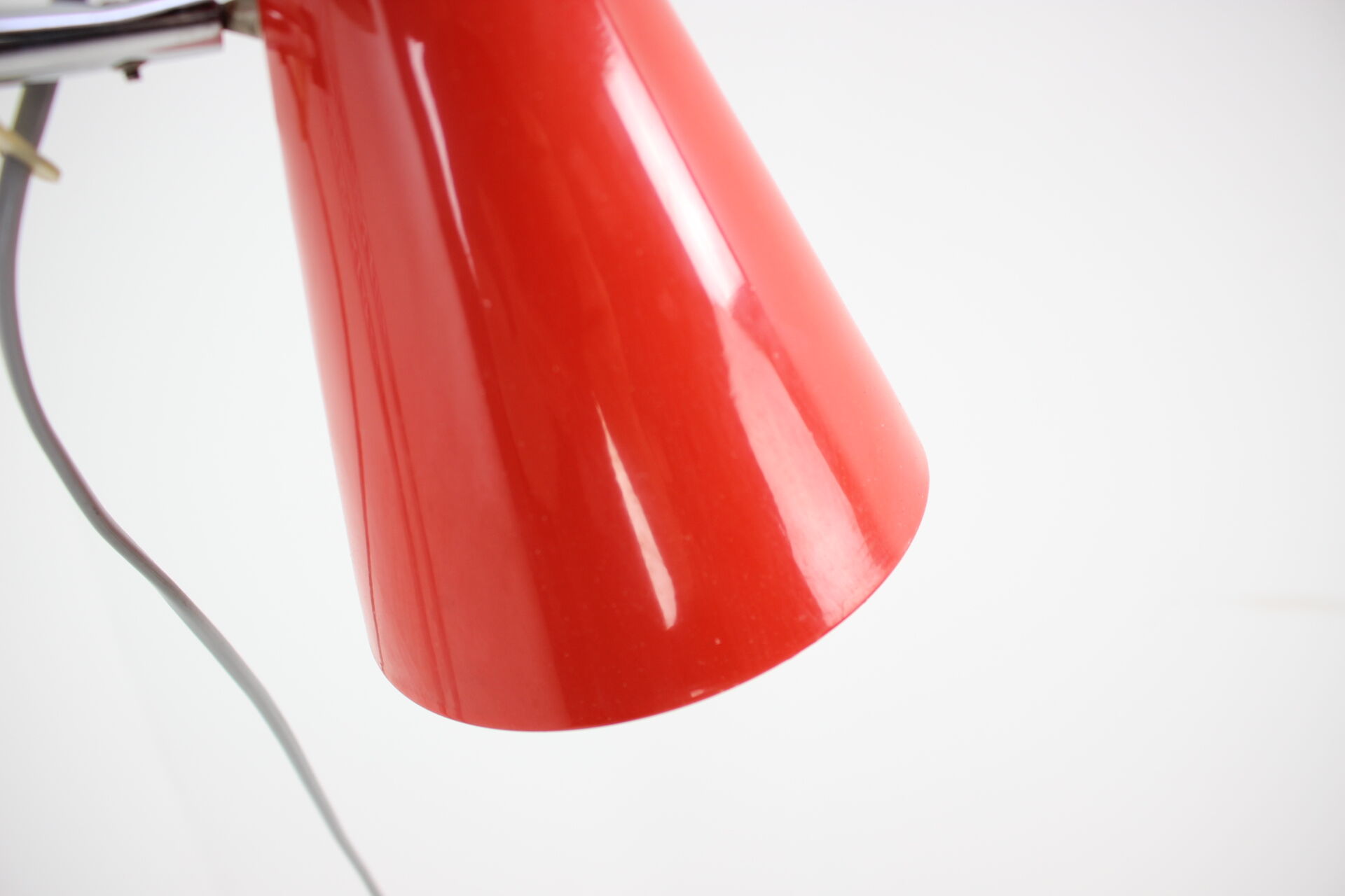 Red floor lamp by Lidokov, 1960s