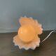 Lampe  coquillage céramique et opaline 70´s