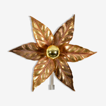 Massive Lighting 1970 Brass Willy Daro Flower Applique