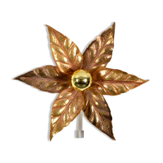 Massive Lighting 1970 Brass Willy Daro Flower Applique