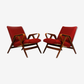 Mid-Century Armchairs from Tatra 1960s, Set of 2