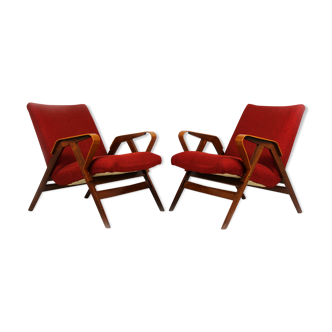 Mid-Century Armchairs from Tatra 1960s, Set of 2