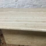 Travertine coffee table from the 70s