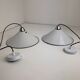 Pair of enamelled industrial conical suspensions