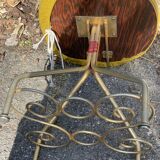 Small chamber chair in gold gold fine metal