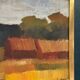 Original Swedish Oil on Canvas – "Landscape" by Olle Rhönnstad – Signed – Vintage and Framed – 43 × 35 cm (16.9" × 13.8")