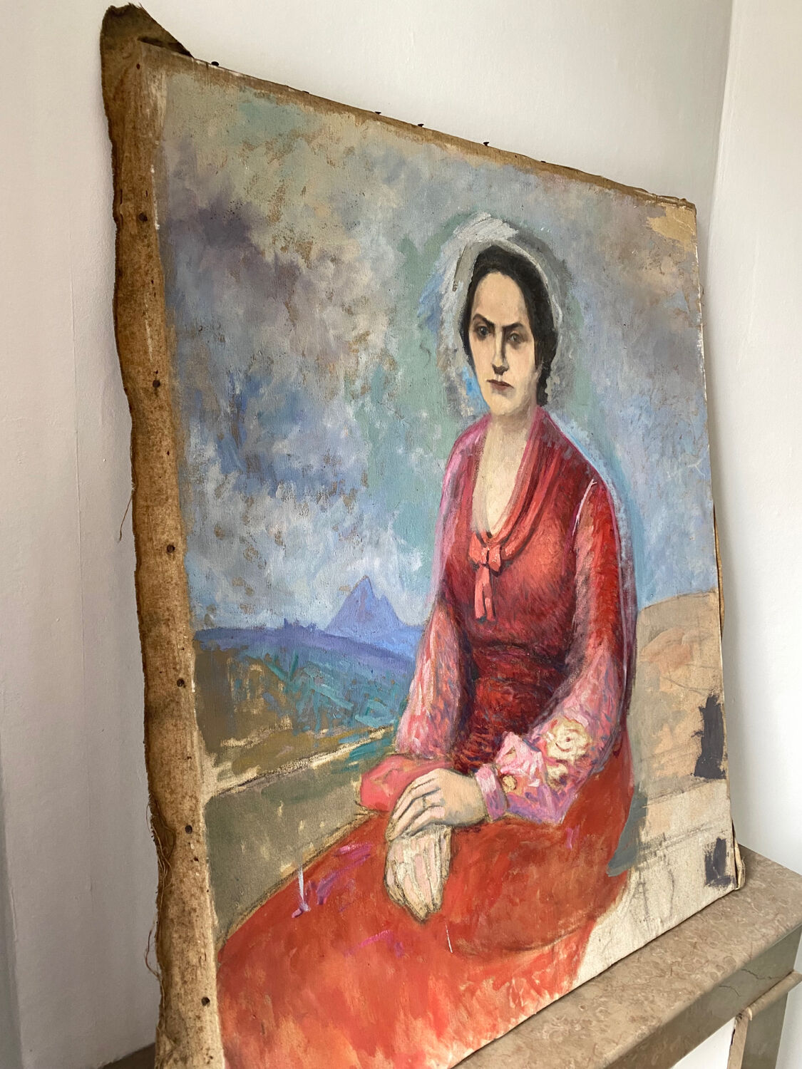 Old portrait of a woman