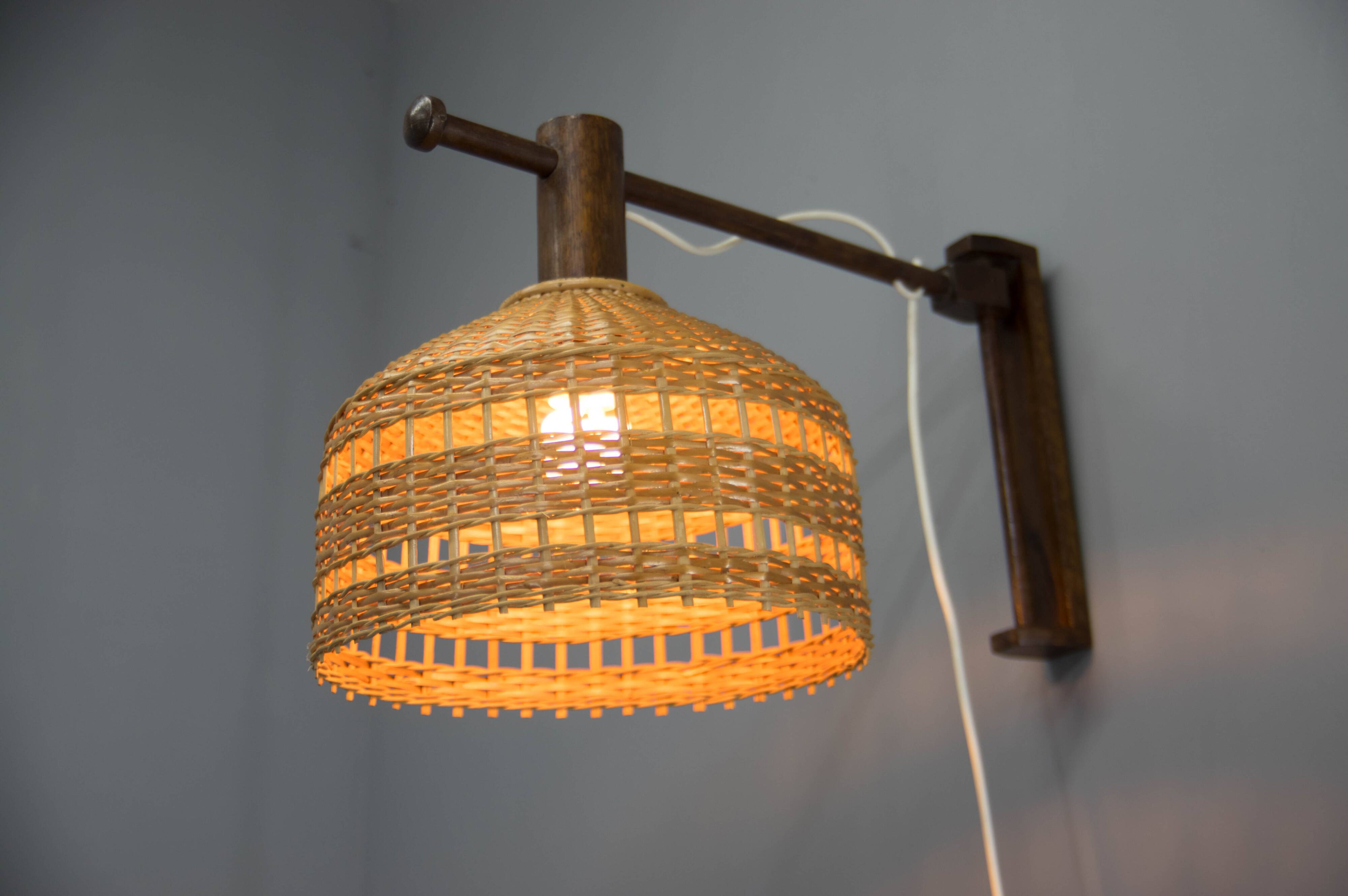 Mid-Century Adjustable Wall Light, 1960s