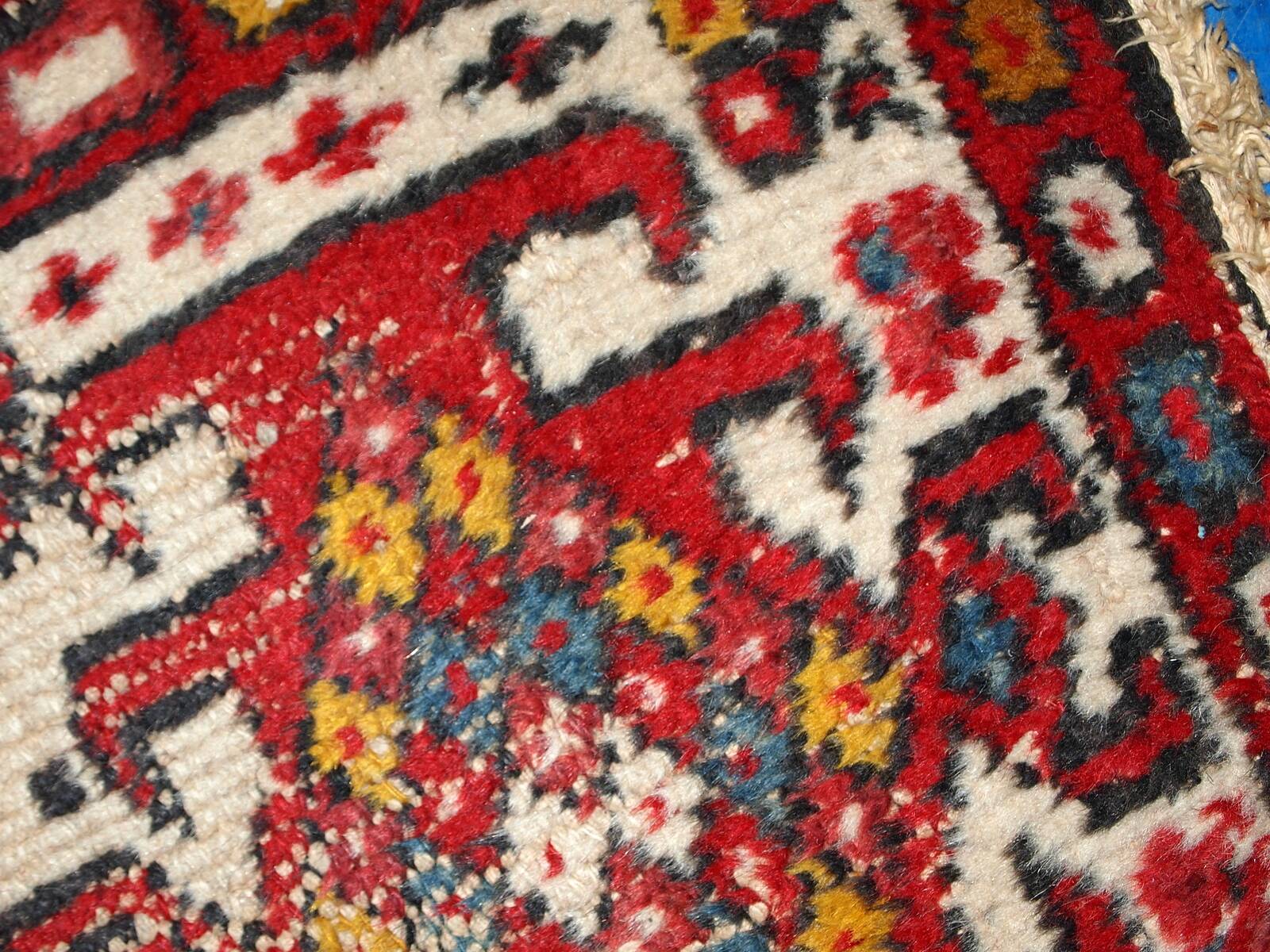 Tapis Vintage Hamadan en Laine, Années 1970, Élégance du Moyen-Orient