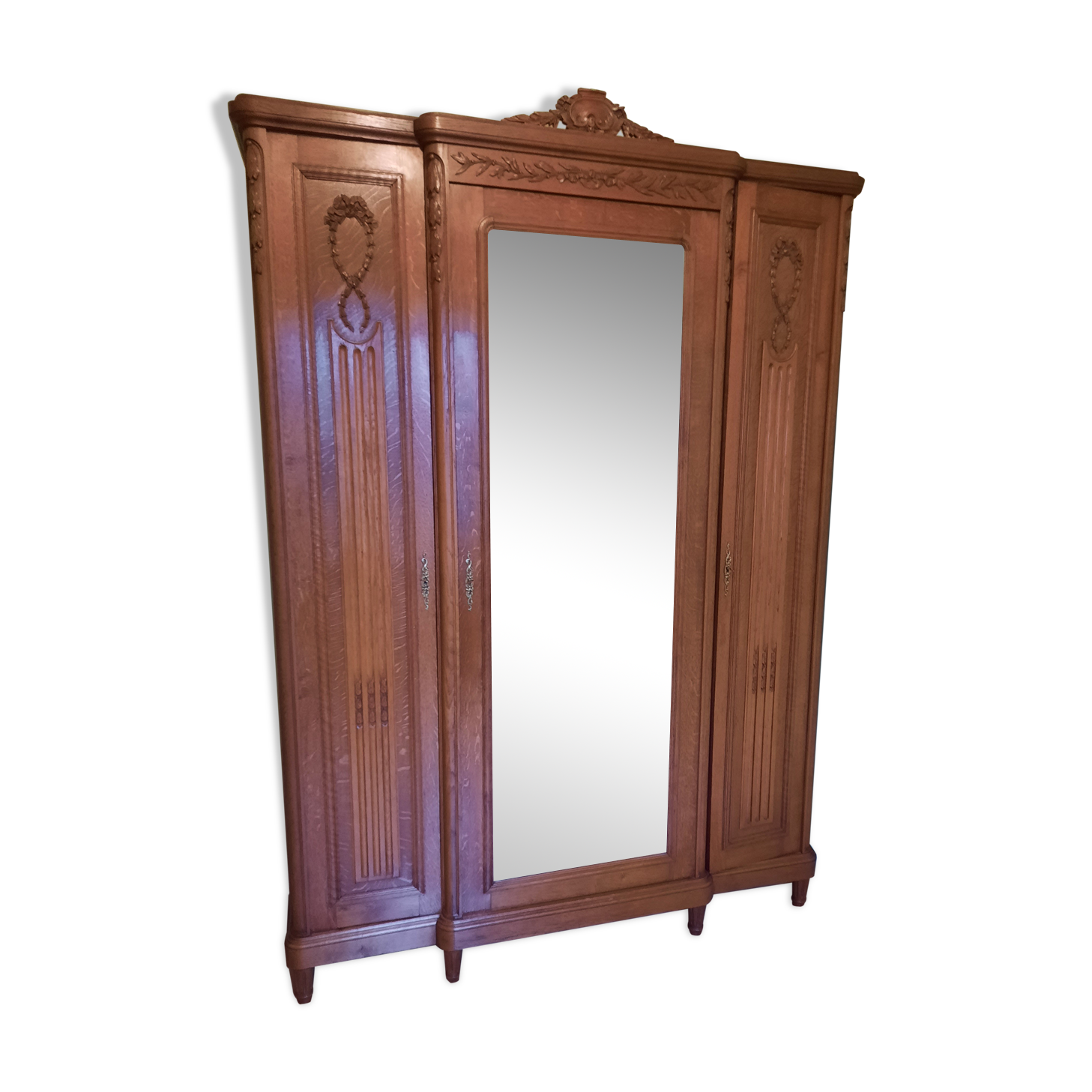 3-door art deco cabinet