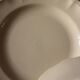 Lot 8 flat plates unbleached earthenware Sarreguemines