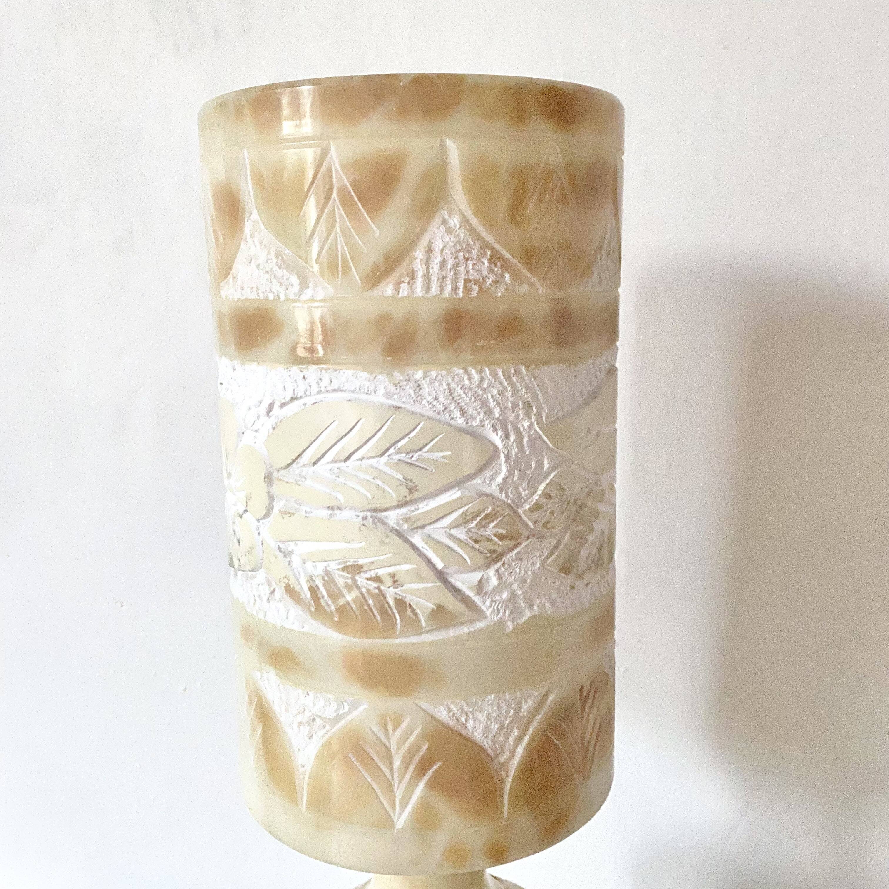 Vintage alabaster lamp