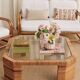 Vintage rattan coffee table – Les Composantes (Sezane)