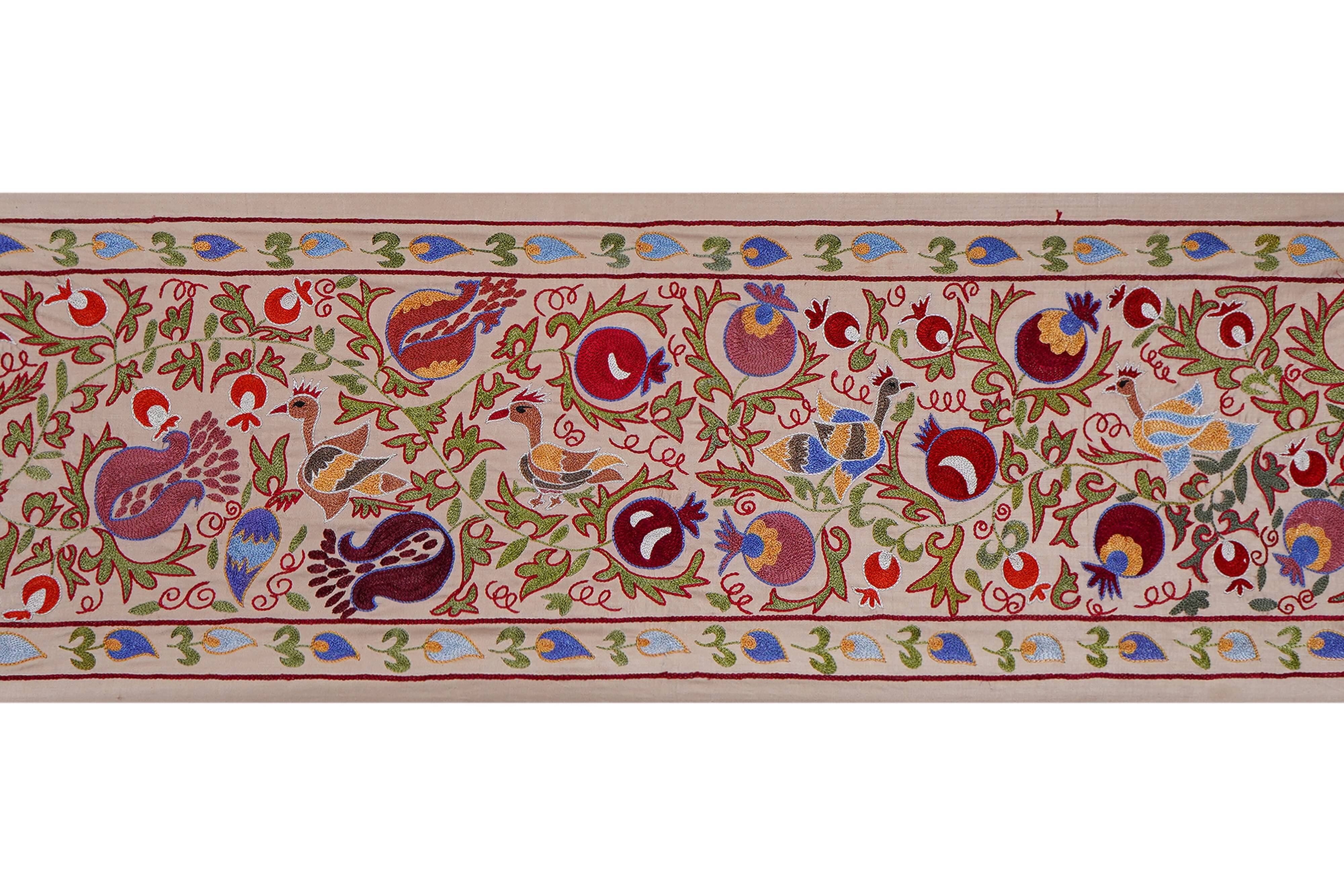 Hand-knotted rug, vintage Turkish rug 52x191 cm