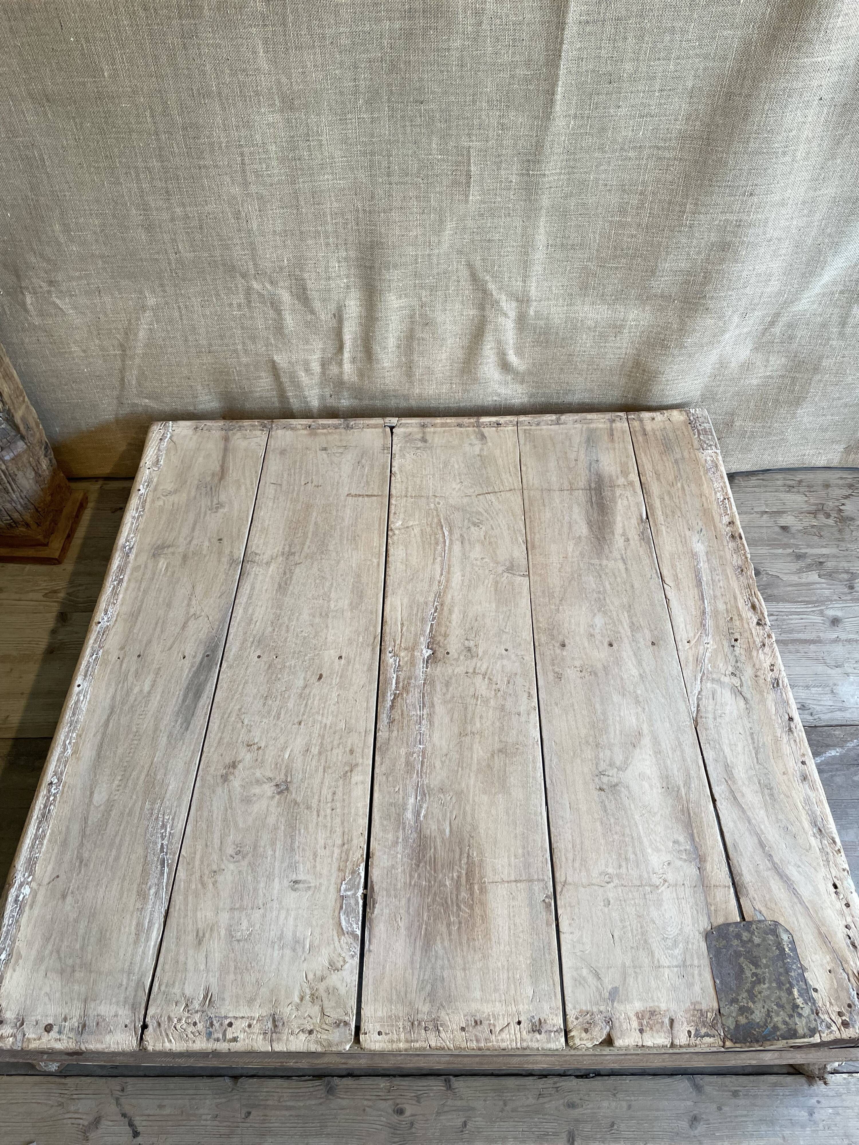 Square Indian coffee table