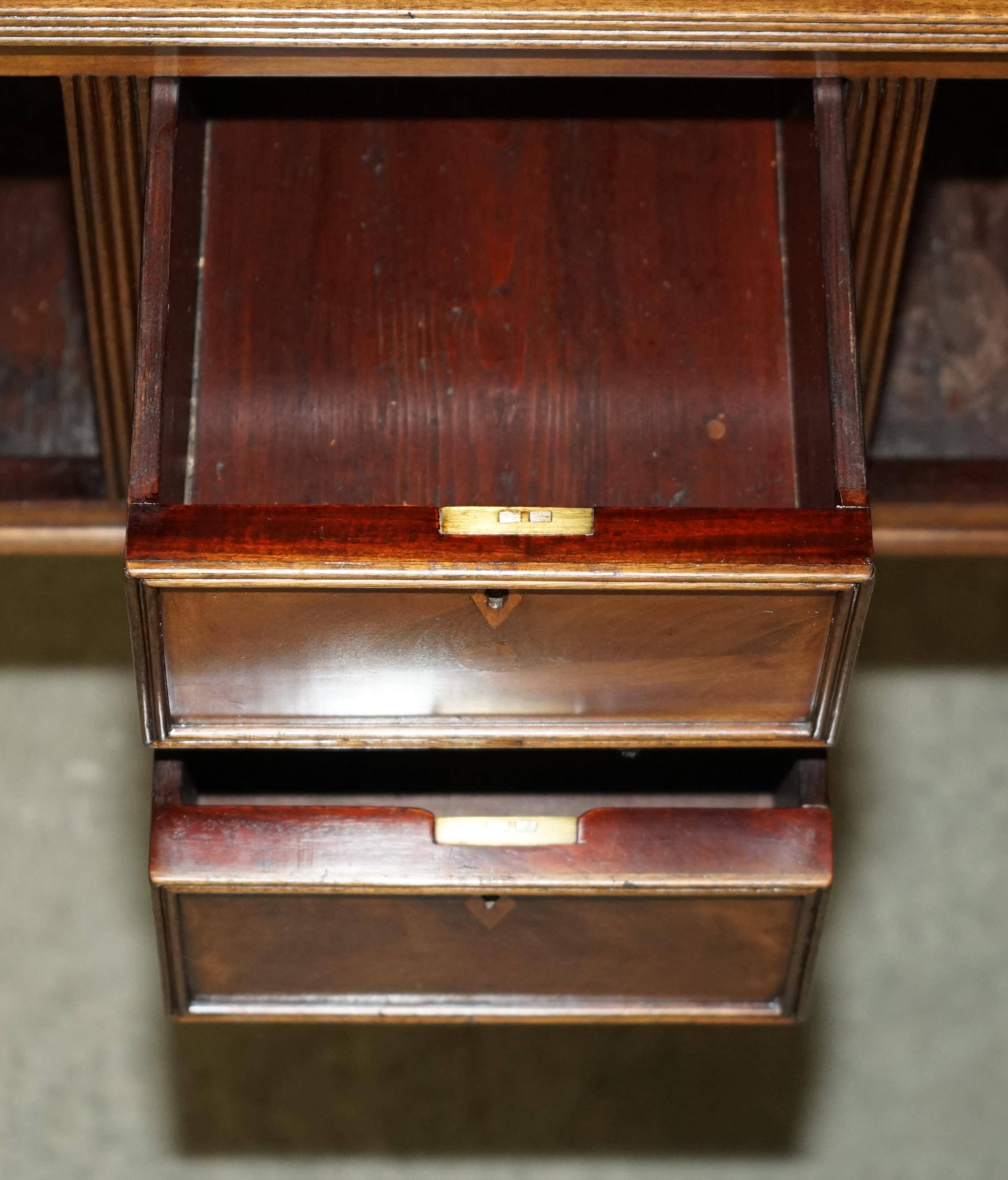 Victorian Antique Astral Library circa 1870 with Long Legs