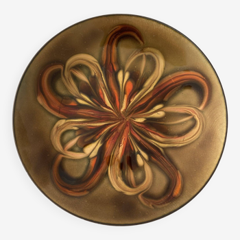 Vintage enameled copper pocket tray Kubasek Schiller Australia