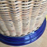 Ceramic wicker umbrella stand