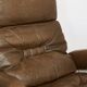 Fauteuil et ottoman design Harald Relling édité par Langlos Möbelfabrik