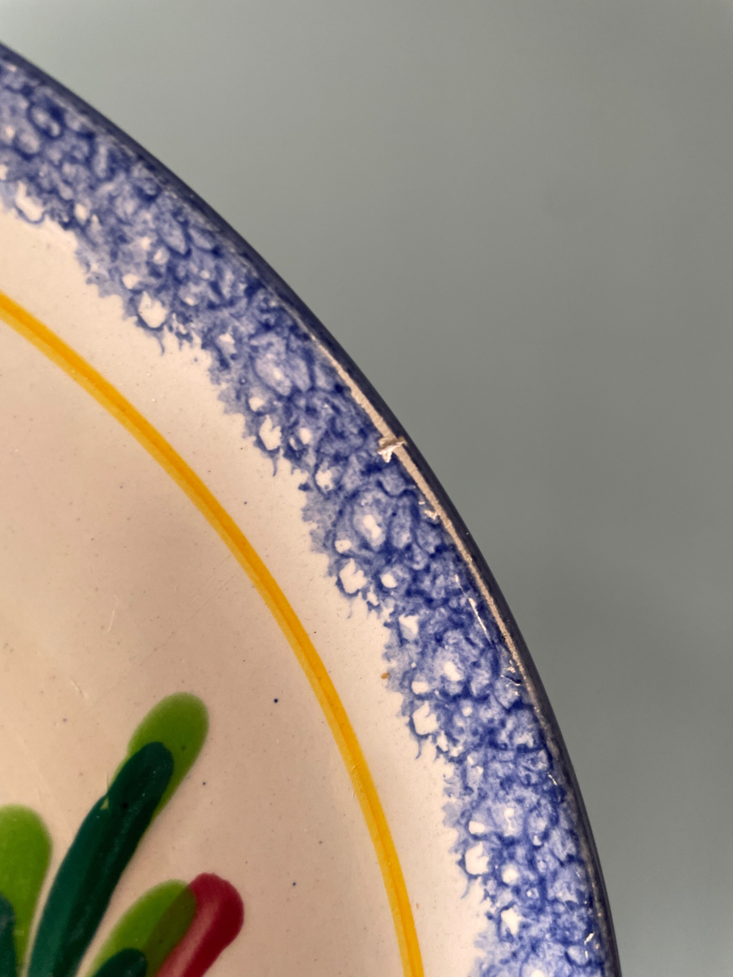 Set of 3 old plates MBFA Pornic, peninsula of Rhuys