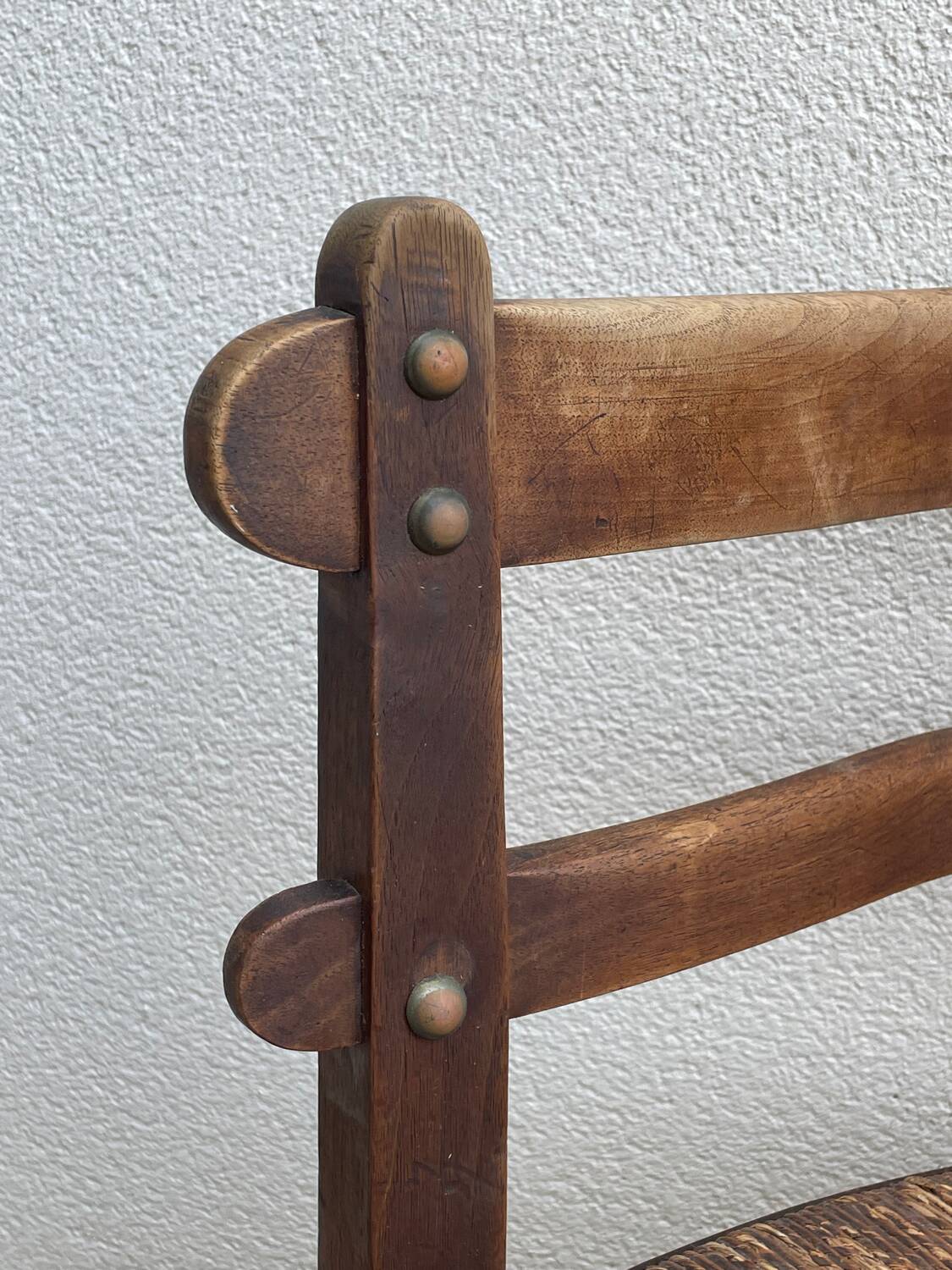 Vintage corner armchair