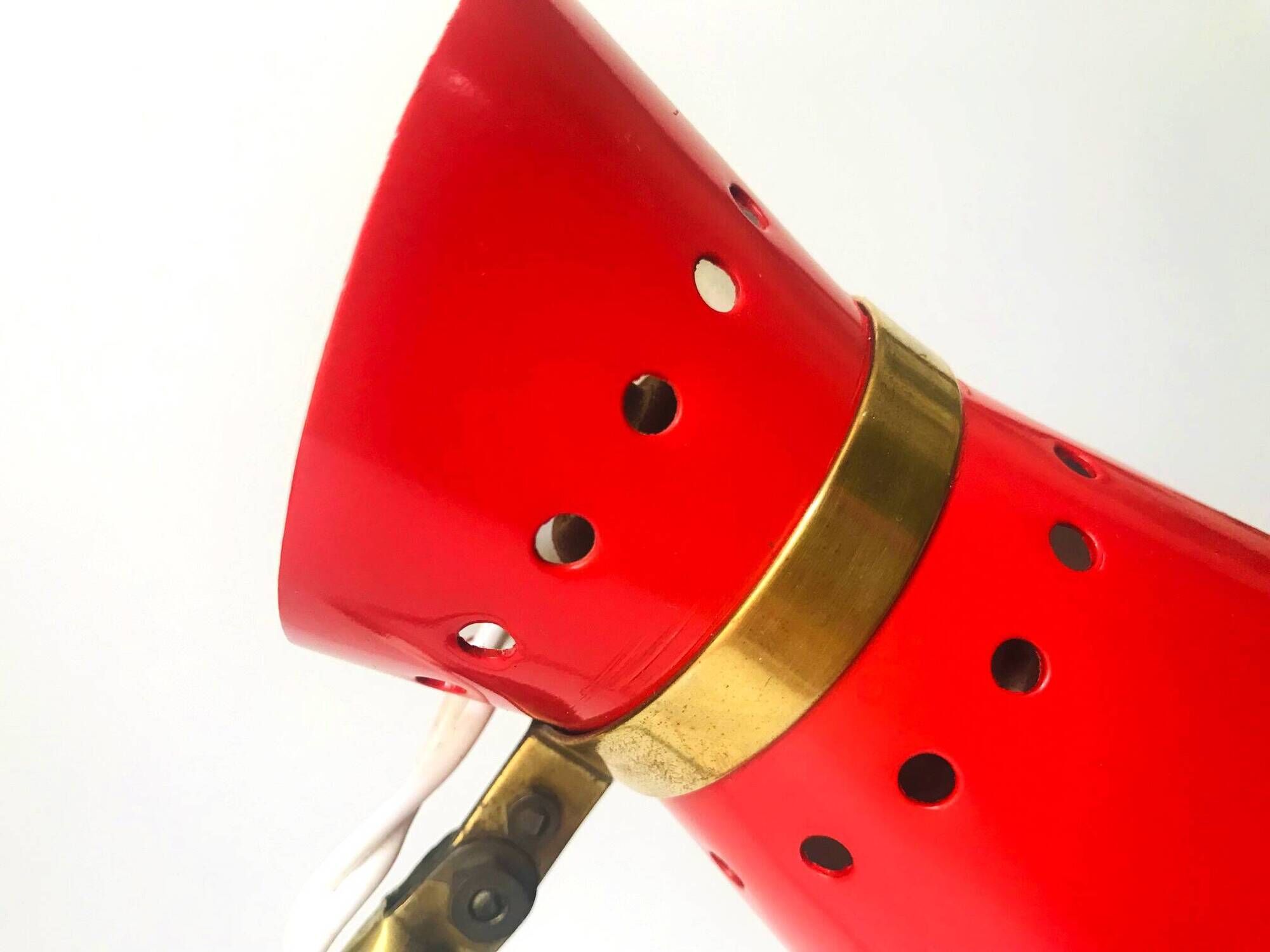 Lampe de Bureau Vintage • Diabolo • René Mathieu • Lunel • 1950