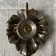 Old leaf-shaped hand candle holder, mid-twentieth