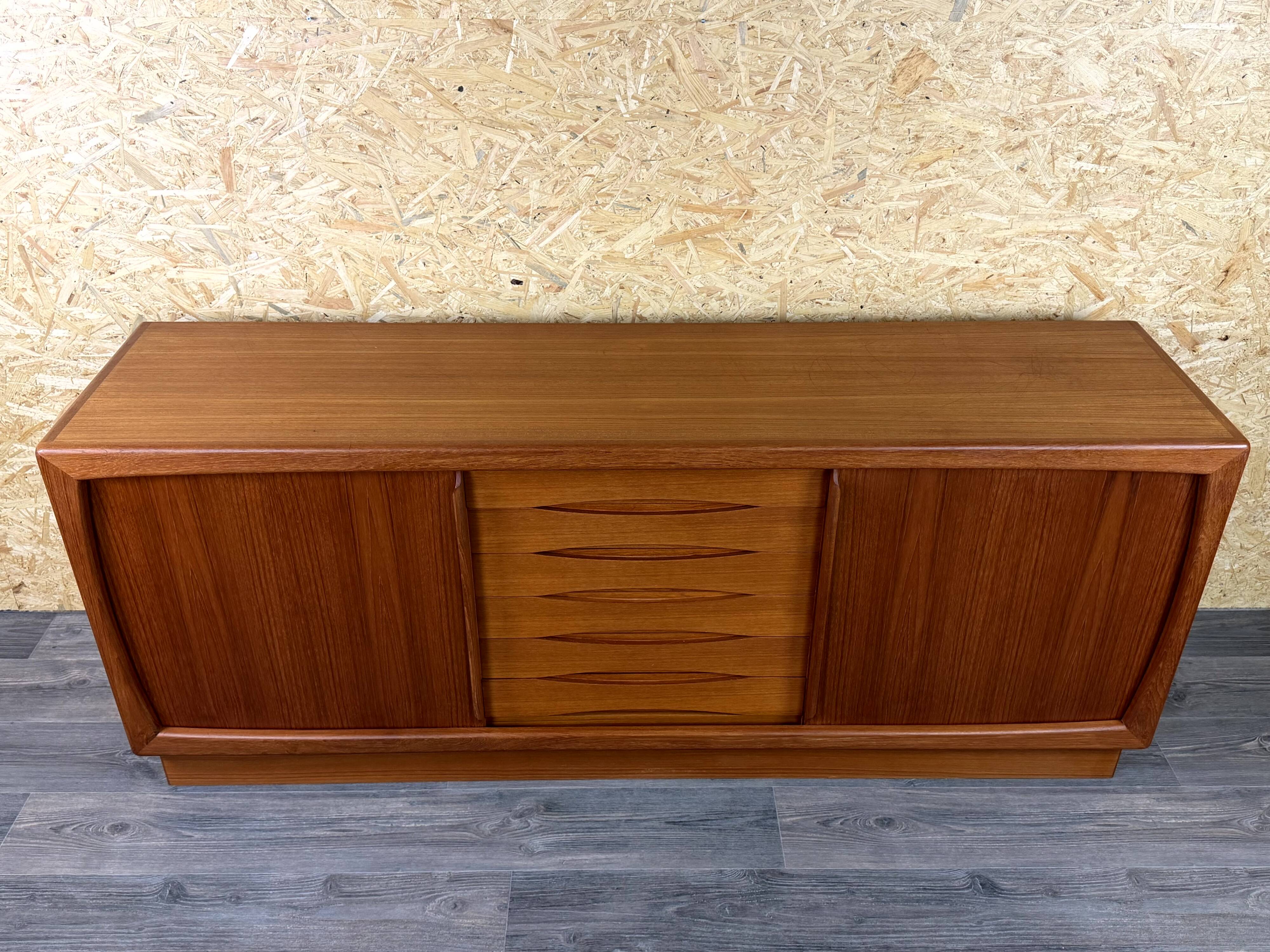 1960s 1970s Teak Sideboard Credenza by Dyrlund Made in Denmark