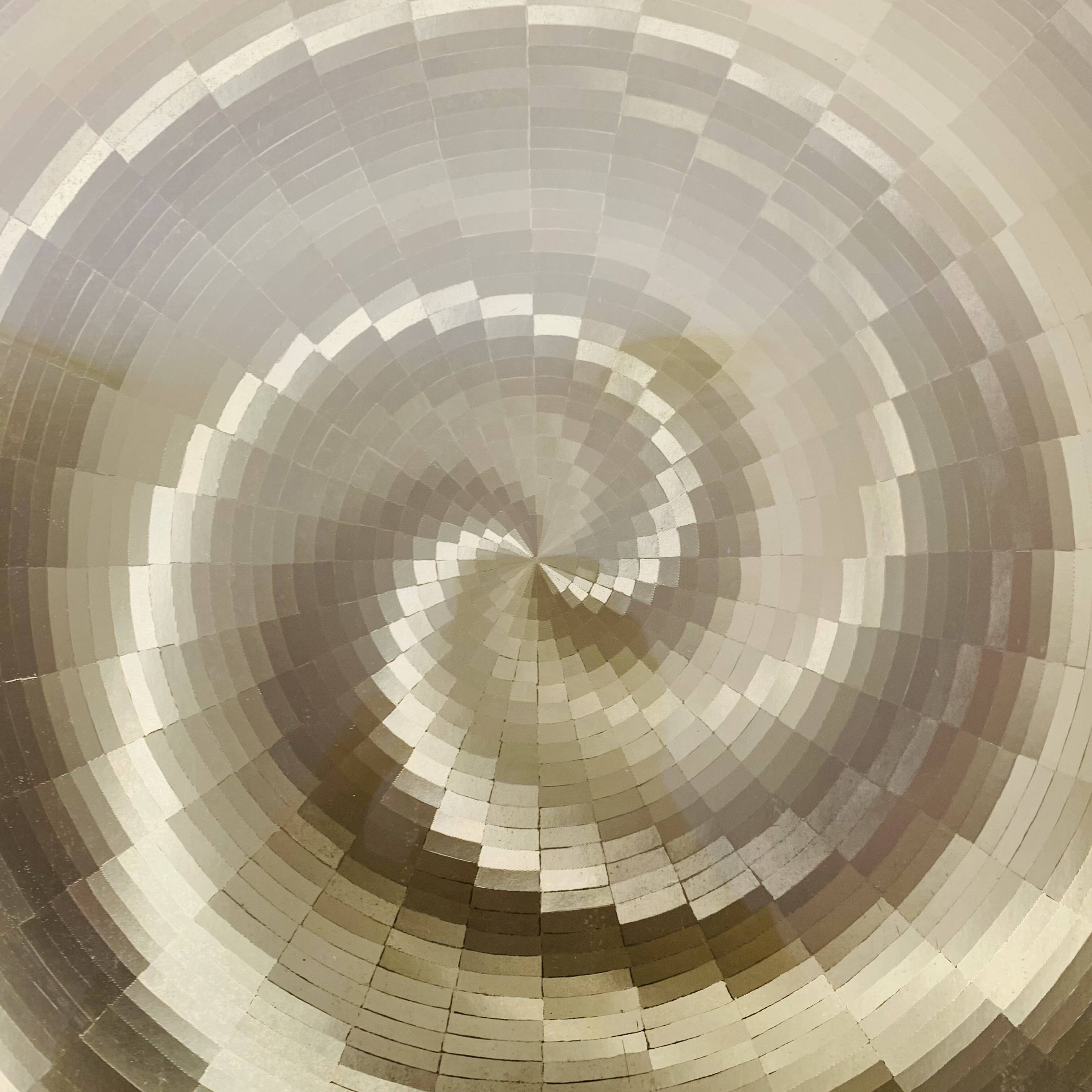Tableau holographique 70's doré
