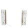 PAIR OF GLASS WALL LIGHTS SCANDINAVIAN DESIGN 1960.